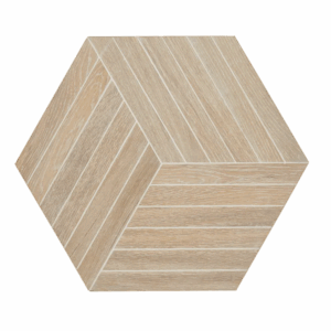 Arizona Tile - Bio Attitude 16" x 18" Mesh Porcelain Hexagon Tile - Amber