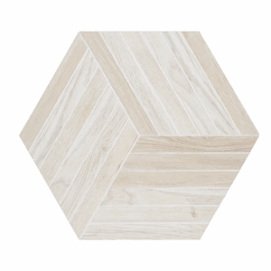Arizona Tile - Bio Attitude 16" x 18" Mesh Porcelain Hexagon Tile - Cotton